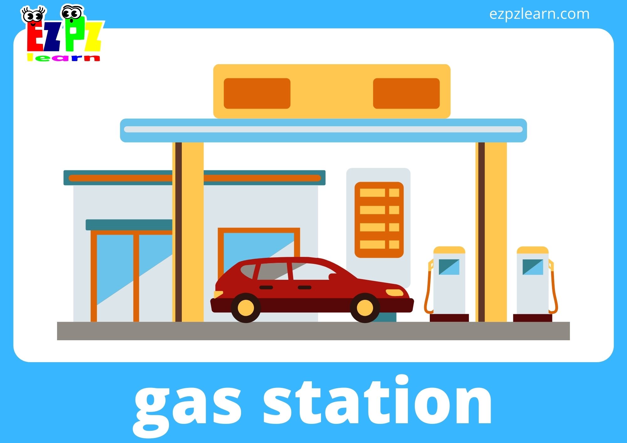 gas station